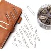 Wakawaga Paper Clips Stainless Steel Office School Supplies-5