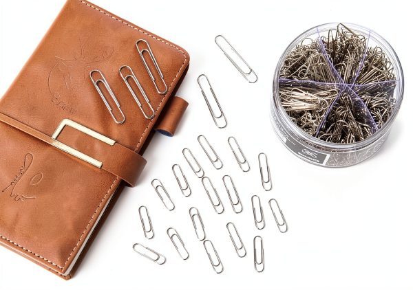 Wakawaga Paper Clips Stainless Steel Office School Supplies-5