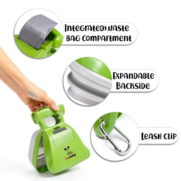 DogBuddy Pooper Scooper Hygienic Waste Cleanup for Dog-3