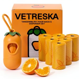 VETRESKA Dog Waste Bags Citrus Scented Eco Friendly-0