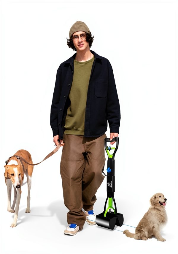 SZHLUX Dog Pooper Scooper Foldable Portable Durable Design-6