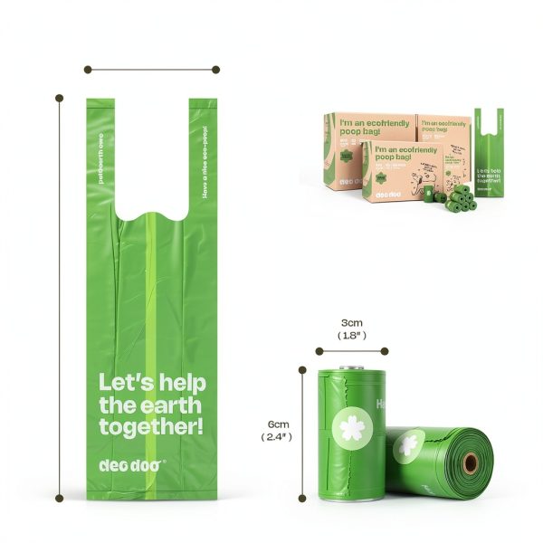 Deo Doo Dog Waste Bags Scented Leak Proof Plant Based-5