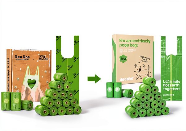 Deo Doo Dog Waste Bags Scented Leak Proof Plant Based-1