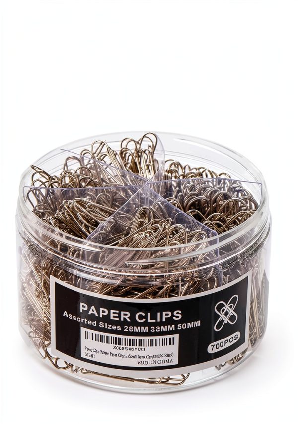 Wakawaga Paper Clips Stainless Steel Office School Supplies-2