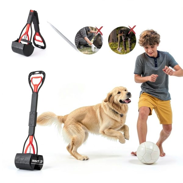 TIMINGILA Dog Poop Scooper Long Handle No Bending Required-4