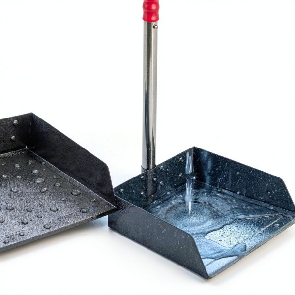 FUSBUNTY Metal Pooper Scooper Long Handle Stainless Steel-3