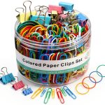 Joyberg Office Supplies Binder Clips Paper Clips Rubber-0