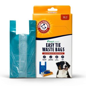 Arm Hammer Dog Waste Bags Easy Tie Unscented Pet Supplies-0