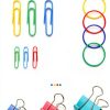 Joyberg Office Supplies Binder Clips Paper Clips Rubber-1