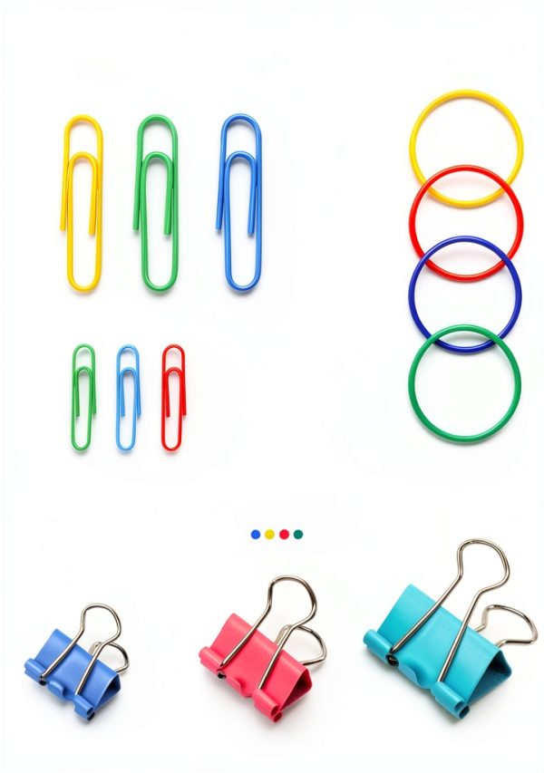 Joyberg Office Supplies Binder Clips Paper Clips Rubber-1