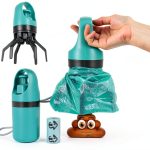 XPAPOV Dog Poop Scooper Portable Claw Grabber Waste Bag-0