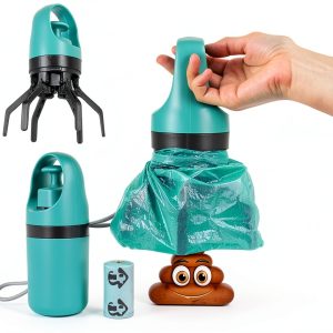 XPAPOV Dog Poop Scooper Portable Claw Grabber Waste Bag-0