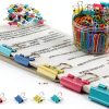 Joyberg Office Supplies Binder Clips Paper Clips Rubber-5