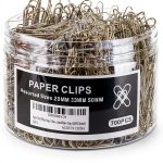 Wakawaga Paper Clips Stainless Steel Office School Supplies-0