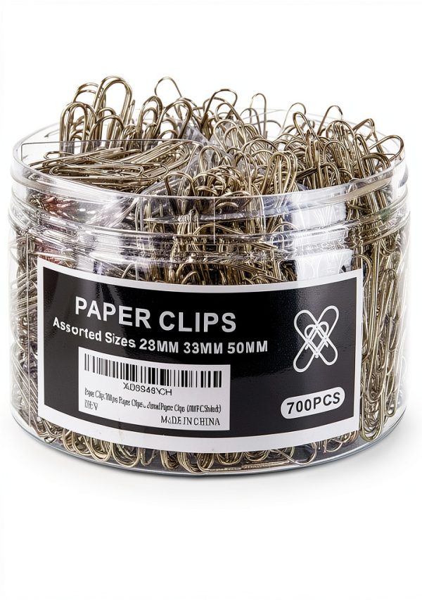 Wakawaga Paper Clips Stainless Steel Office School Supplies-0