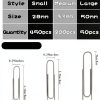 Wakawaga Paper Clips Stainless Steel Office School Supplies-1