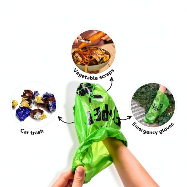 Green Lavender Scented Pet Waste Bags by PET N PET-4