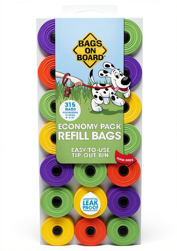 Blue Dog Waste Bags by Bags on Board Pet Supplies-0