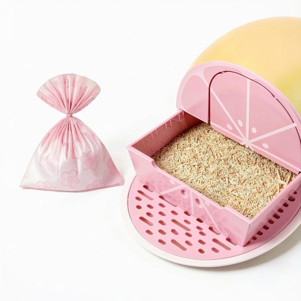 VETRESKA Cherry Blossom Dog Poop Bag Dispenser-7