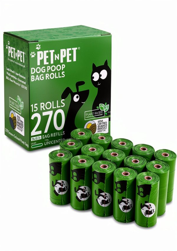 Green Lavender Scented Pet Waste Bags by PET N PET-0