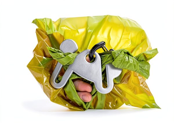 Dog Poop Bag Holder Hilihali Stainless Steel Clip-4