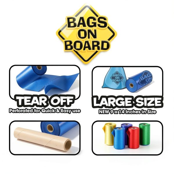 Bags on Board Dog Poop Bags Blue 315 Count-2