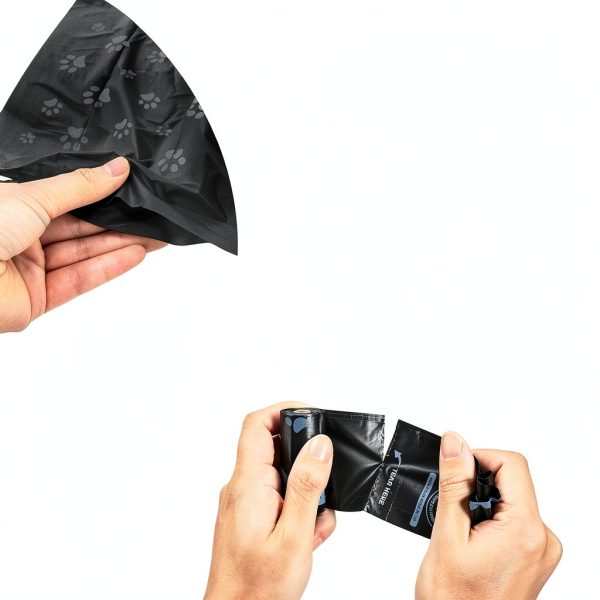 Black Dog Poop Bags by TYPLASTICS Pet Supplies-3