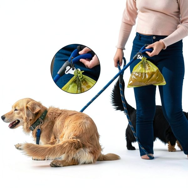 Dog Poop Bag Holder Hilihali Stainless Steel Clip-2