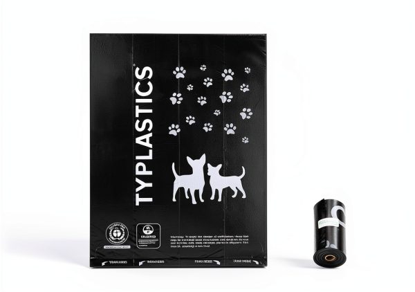 Black Dog Poop Bags by TYPLASTICS Pet Supplies-1