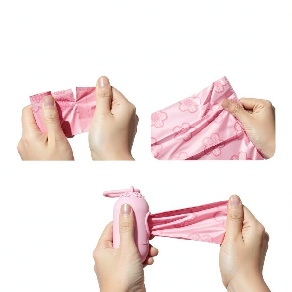 VETRESKA Cherry Blossom Dog Poop Bag Dispenser-5