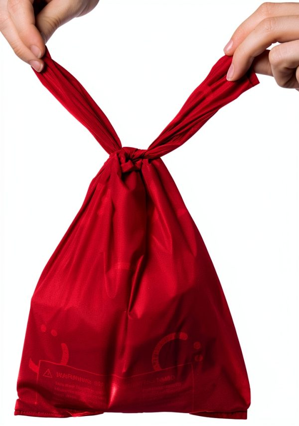 Red Waste Sacks by Pearhead 400 Count Leak Proof Lavender Scented-2