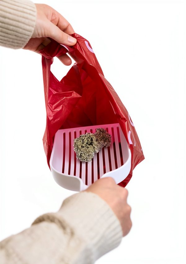 Red Waste Sacks by Pearhead 400 Count Leak Proof Lavender Scented-6