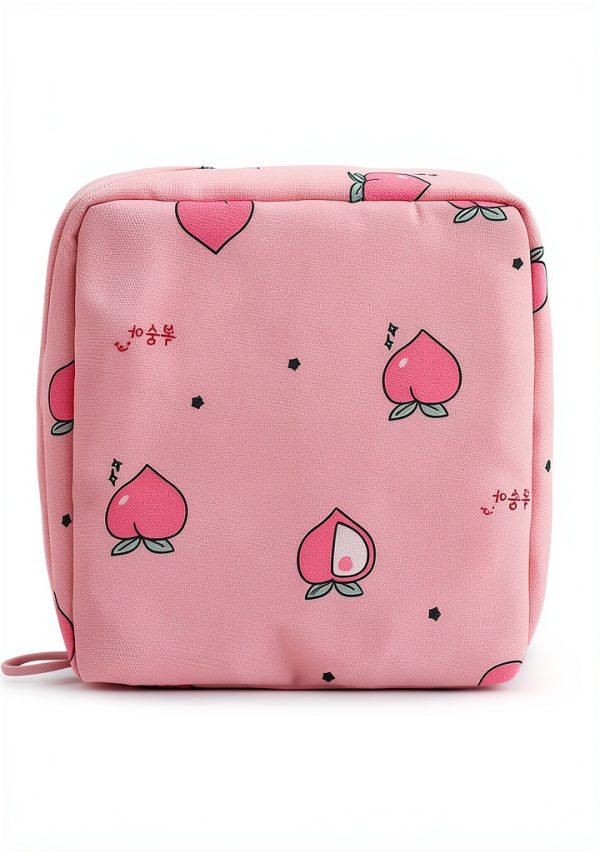 TravelMate Pink Waterproof Period Pouch Leakproof Pad Holder for Purse-3