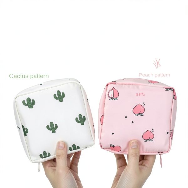 TravelMate Pink Waterproof Period Pouch Leakproof Pad Holder for Purse-2