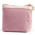 Pink Period Bag YQQYG Corduroy Sanitary Storage Pouch for Teen Girls-0