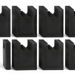 Sanitary Napkin Disposal Bags 800pcs Black KRIZJUES HDPE Portable Bags-0